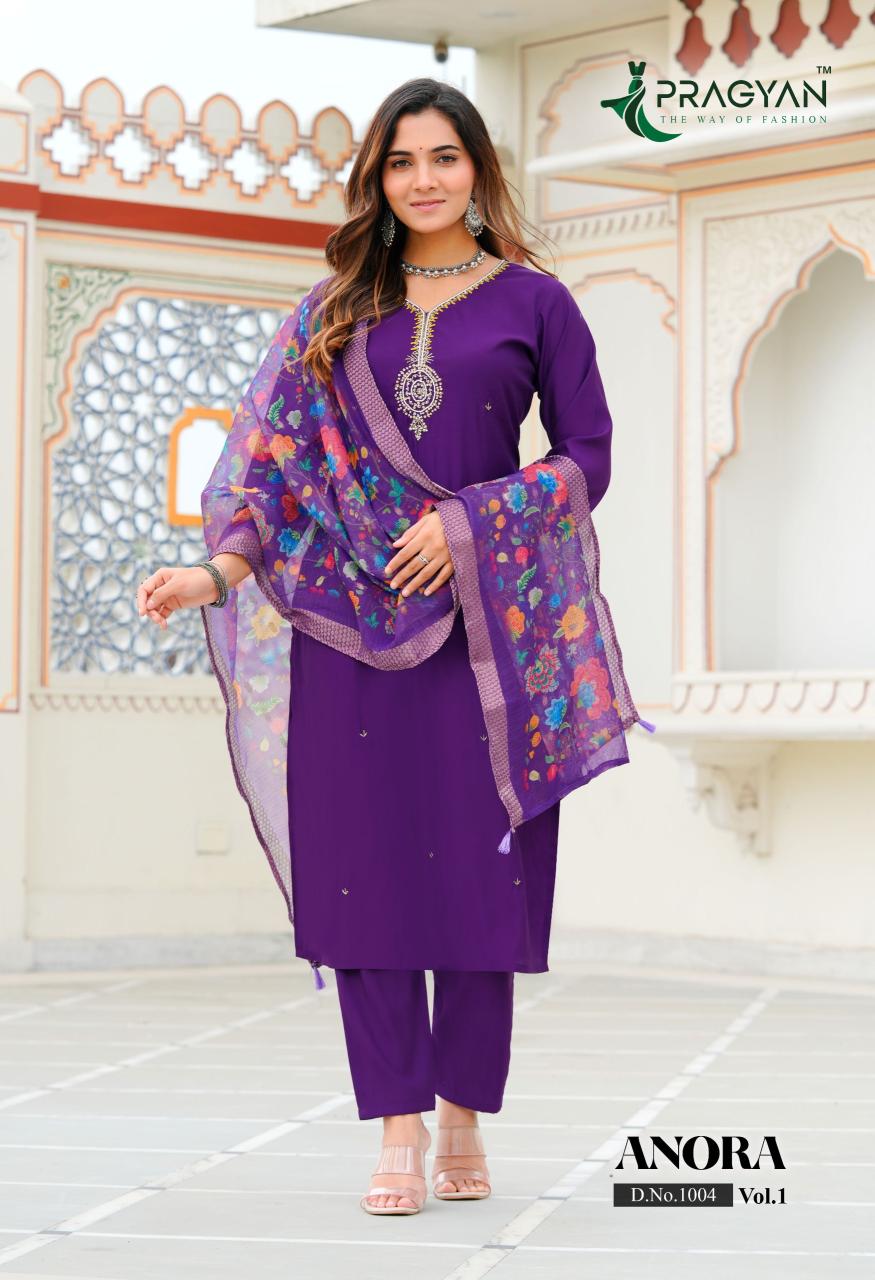 Pragyan Anora vol 1 catalog kurti wholsale market surat abhishek market