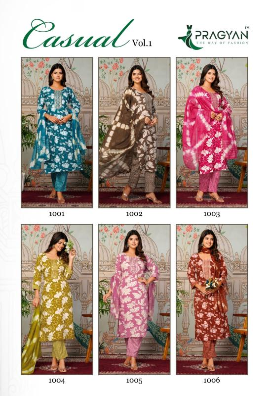 Pragyan Casual vol 1 catalog kurti manufacturer in surat