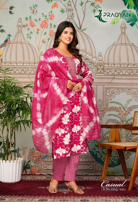 Pragyan Casual vol 1 catalog kurti manufacturer in surat