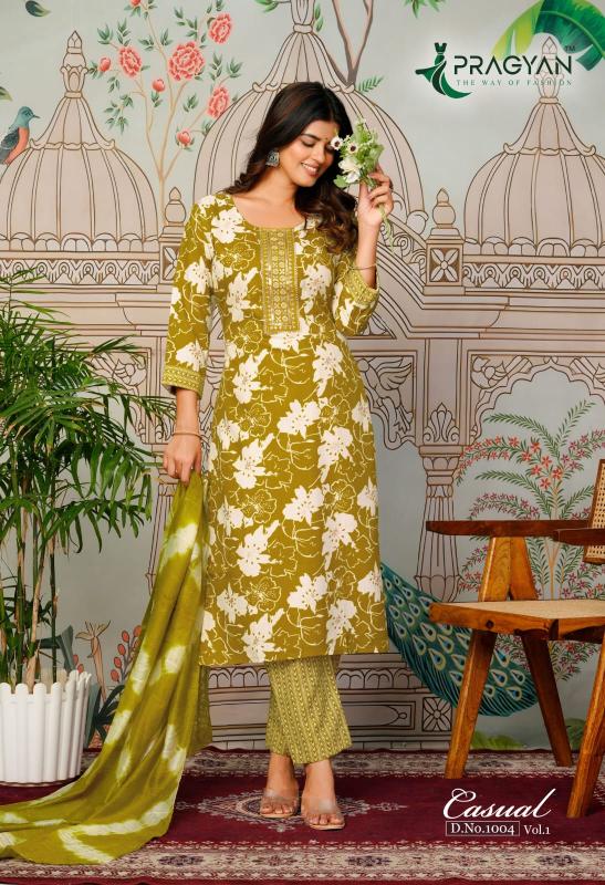 Pragyan Casual vol 1 catalog kurti manufacturer in surat