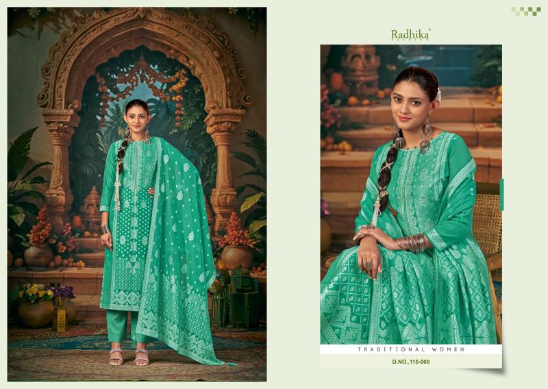 Radhika Azara Banarashi Adah Vol 7 catalog ladies dress material wholesale market in surat