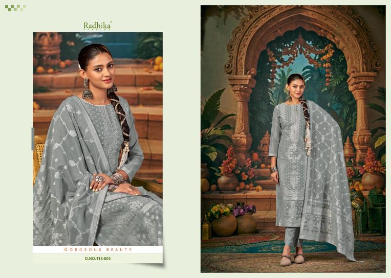 Radhika Azara Banarashi Adah Vol 7 catalog ladies dress material wholesale market in surat