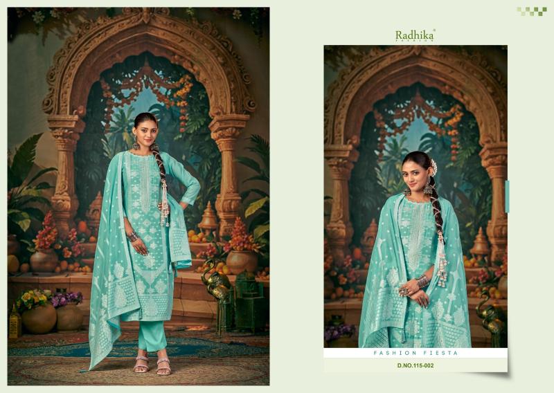 Radhika Azara Banarashi Adah Vol 7 catalog ladies dress material wholesale market in surat