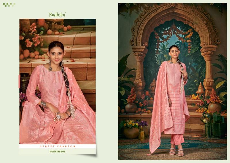 Radhika Azara Banarashi Adah Vol 7 catalog ladies dress material wholesale market in surat
