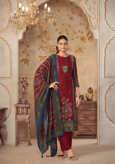 Radhika Azara Beauty Silk Vol 5 catalog suit dress material wholesale