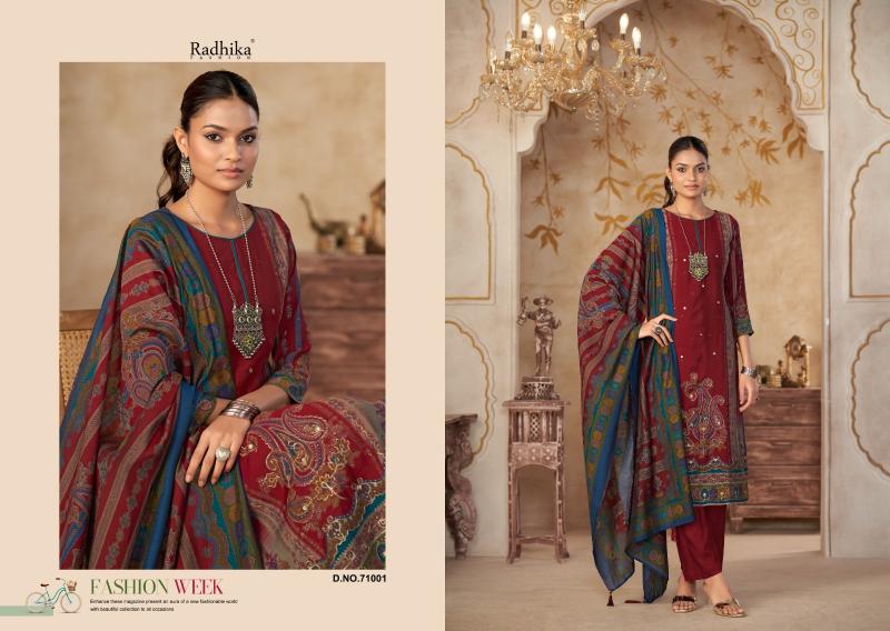 Radhika Azara Beauty Silk Vol 5 catalog suit dress material wholesale