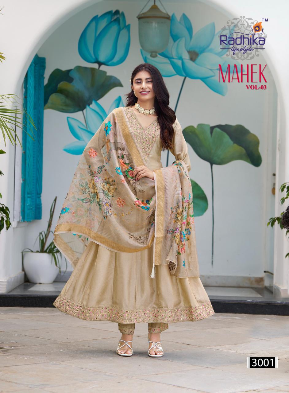 Radhika Lifestyle Mahek Vol 3 Catalog buy kurti from surat textile