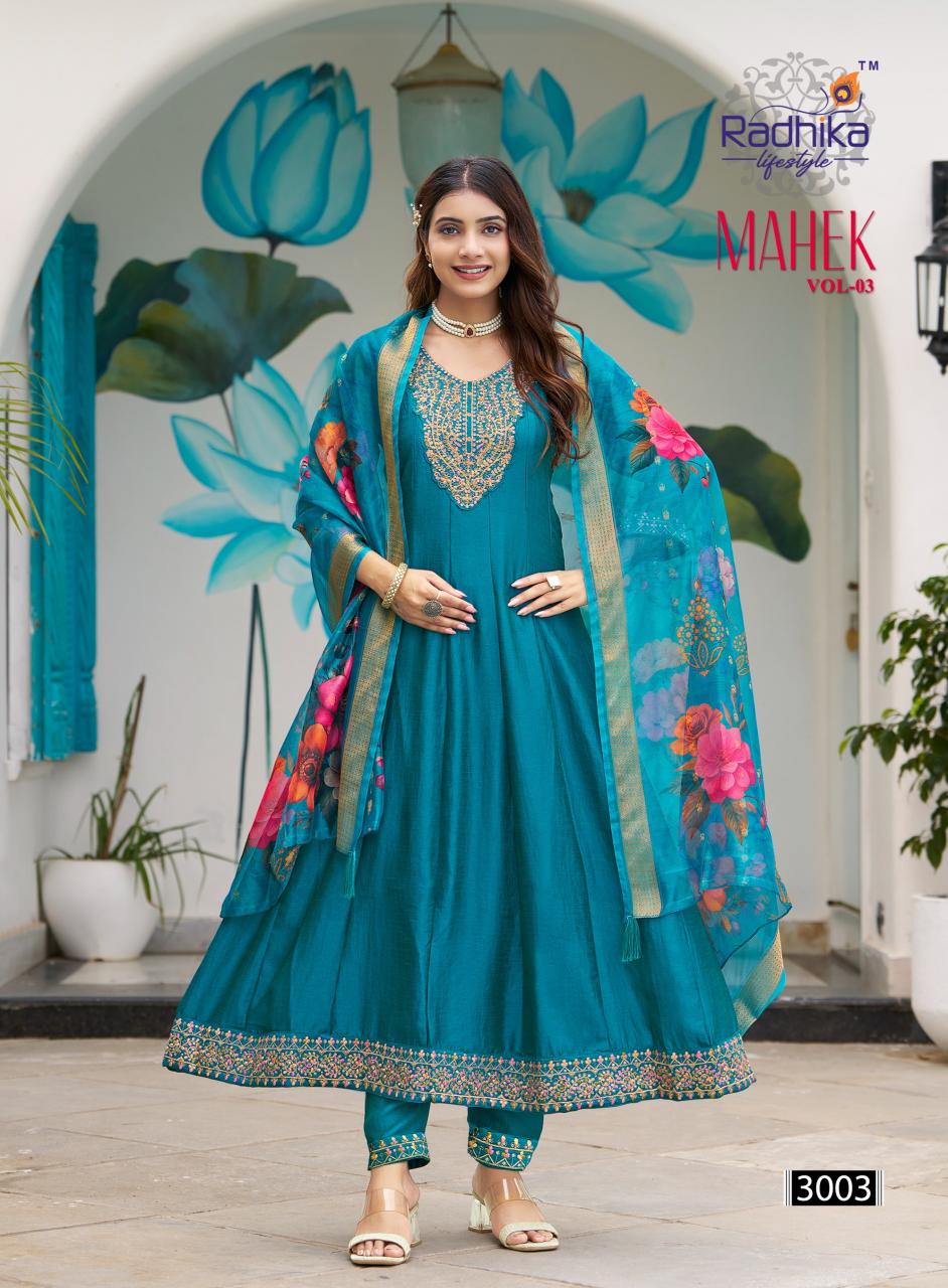Radhika Lifestyle Mahek Vol 3 Catalog buy kurti from surat textile