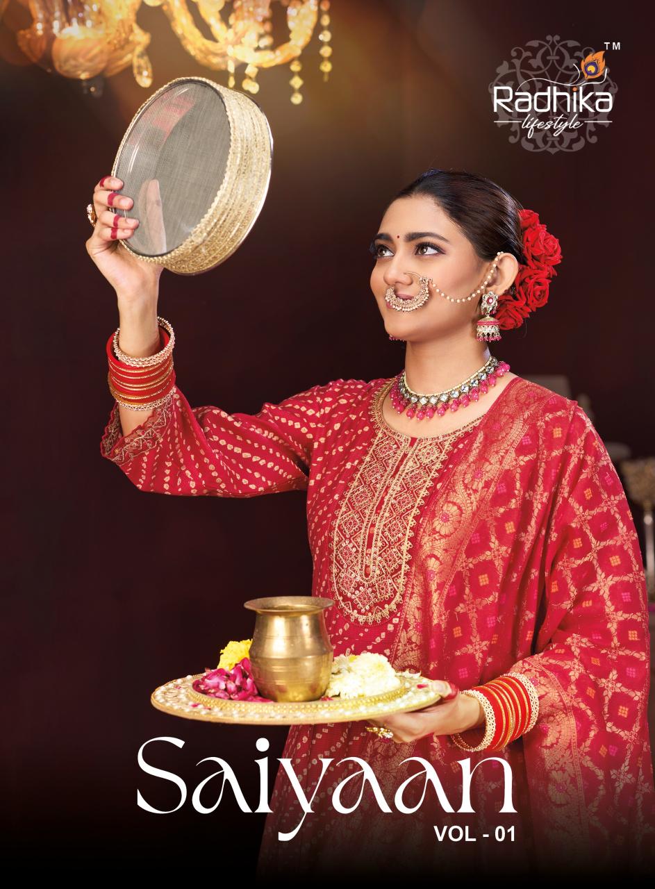Radhika Lifestyle Saiyaan Vol 1 Catalog kurti manufacturers in surat msme