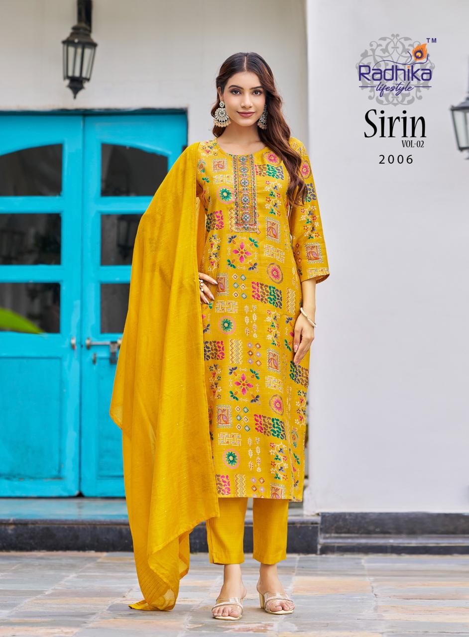 Radhika LifeStyle Sirin Vol 2 Catalog wholesale kurti dealers in surat