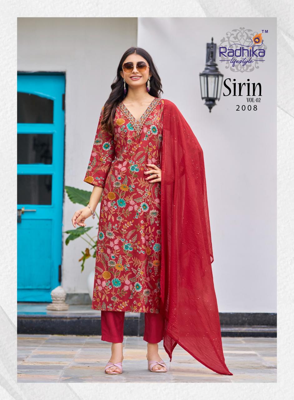 Radhika LifeStyle Sirin Vol 2 Catalog wholesale kurti dealers in surat