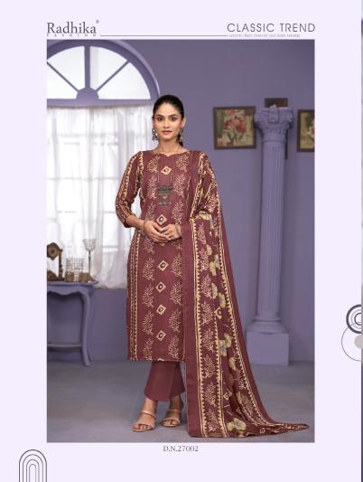 Radhika Sumyra Rozina catalog best online wholesaler of dress materials in surat