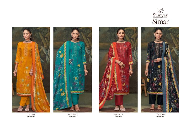 Radhika Sumyra Simar catalog best online dress materials wholesalers in surat