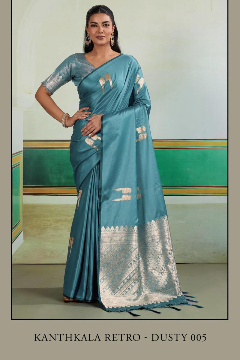 Rajtex Kanthkala Retro Dusty catalog surat saree folding