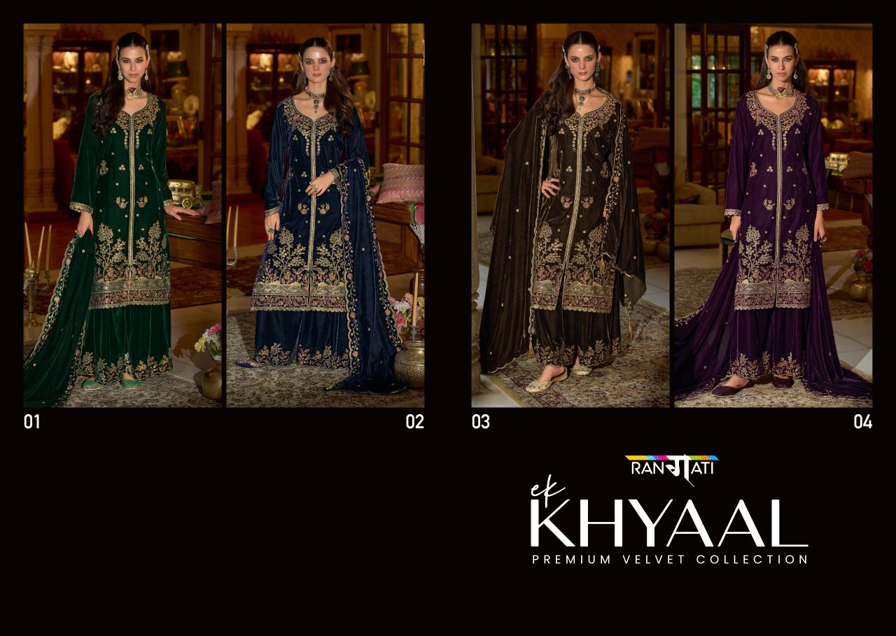 Rangati Ek Khyaal catalog wholesale suppliers of salwar kameez in kolkata 
