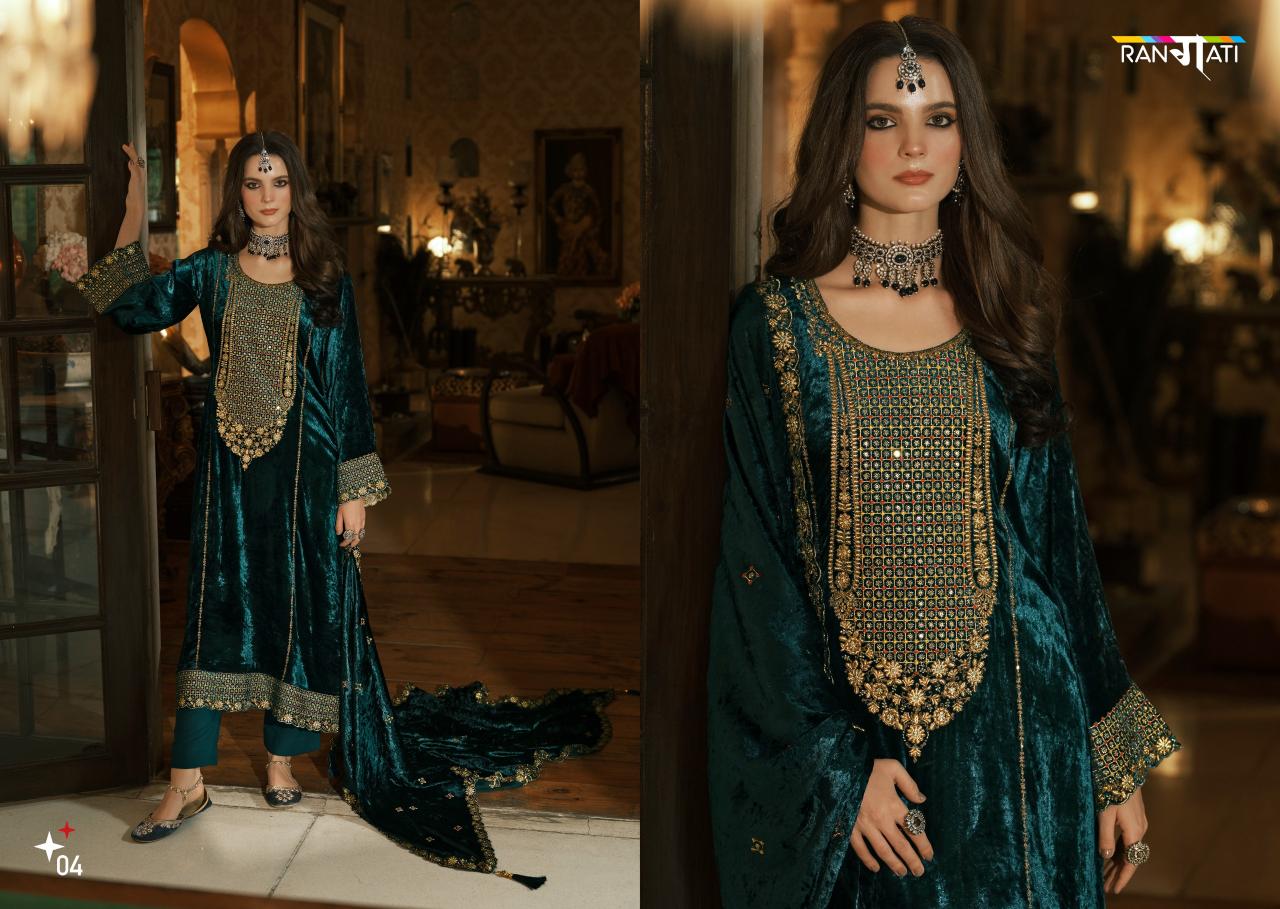 Rangati Naqsh catalog designer salwar kameez wholesale in chennai