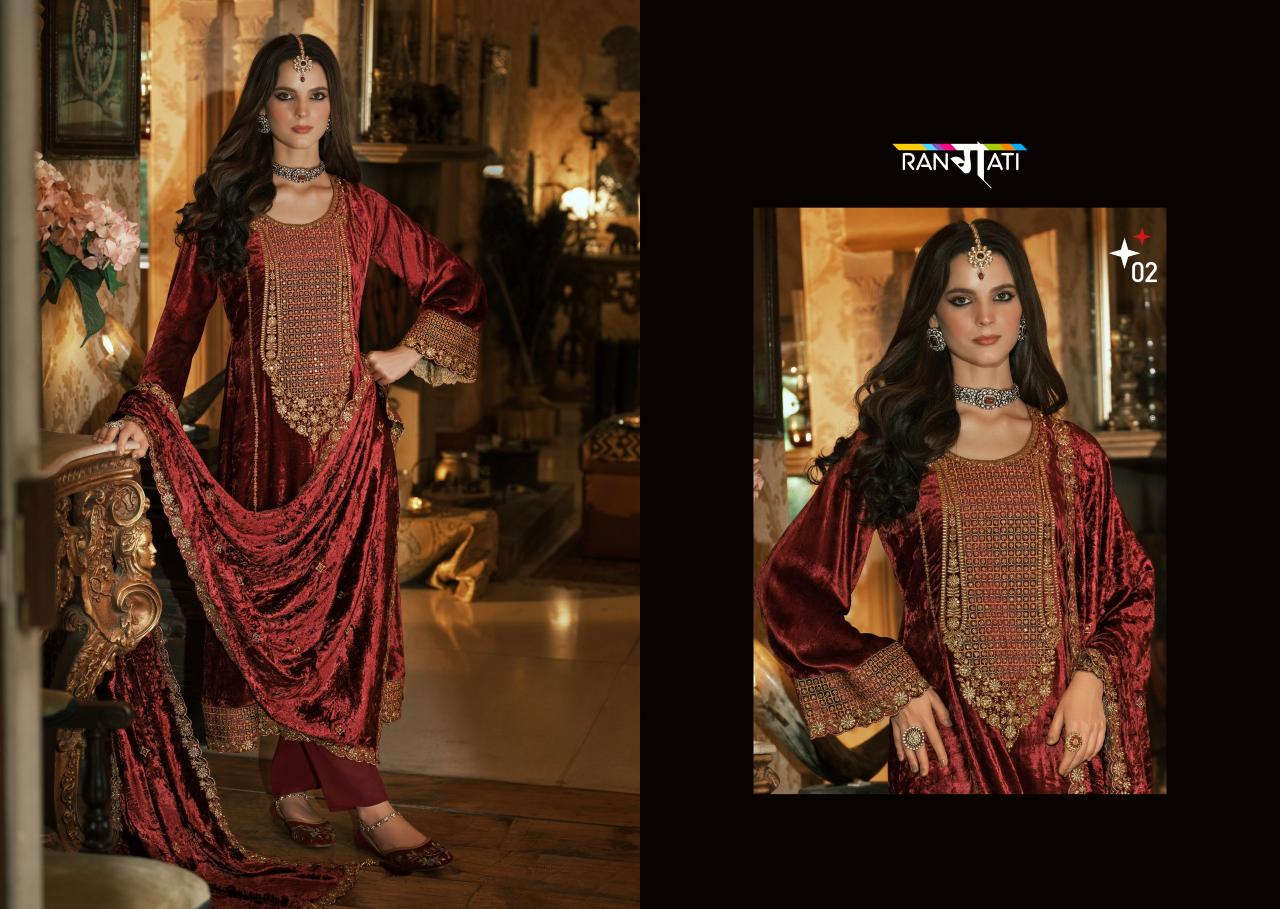 Rangati Naqsh catalog designer salwar kameez wholesale in chennai