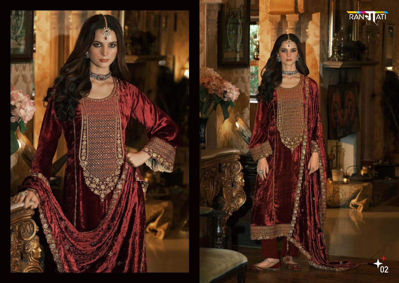 Rangati Naqsh catalog designer salwar kameez wholesale in chennai