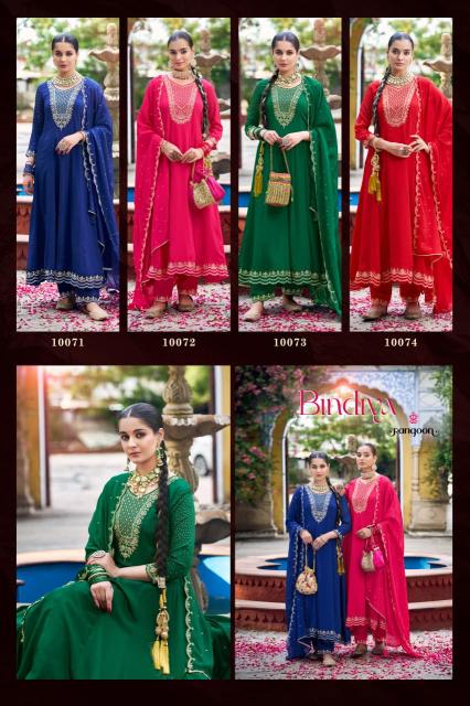 Rangoon Bindiya catalog surat market for kurtis