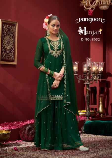 Rangoon Manjari catalog buy kurti palazzo set online india