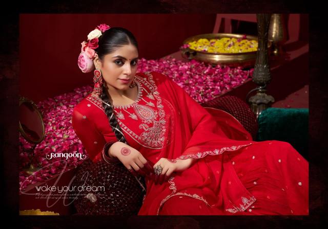 Rangoon Manjari catalog buy kurti palazzo set online india