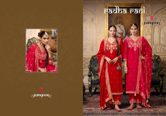 Rangoon Radha Rani catalog wholesale kurti factory surat