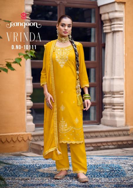 Rangoon Vrinda catalog wholesale kurtis surat gujarat