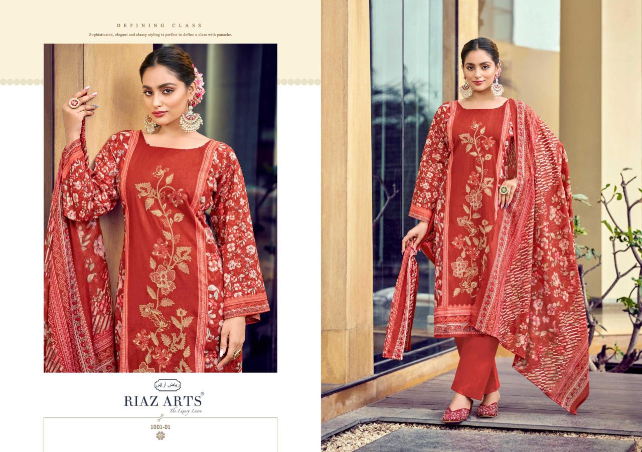 Riaz Arts Bin Saeed catalog surat dress material wholesale price