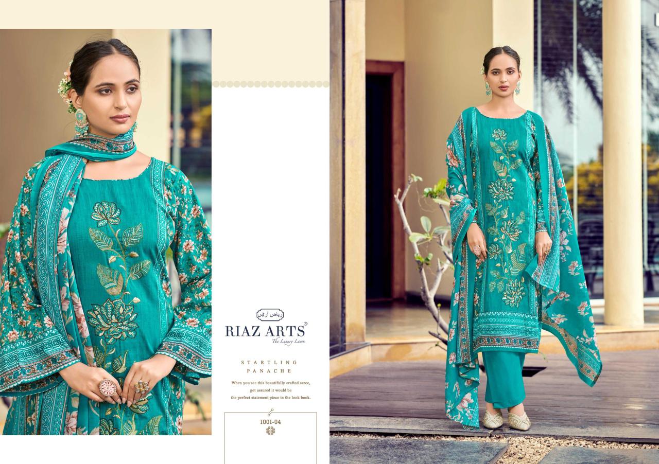 Riaz Arts Bin Saeed catalog surat dress material wholesale price