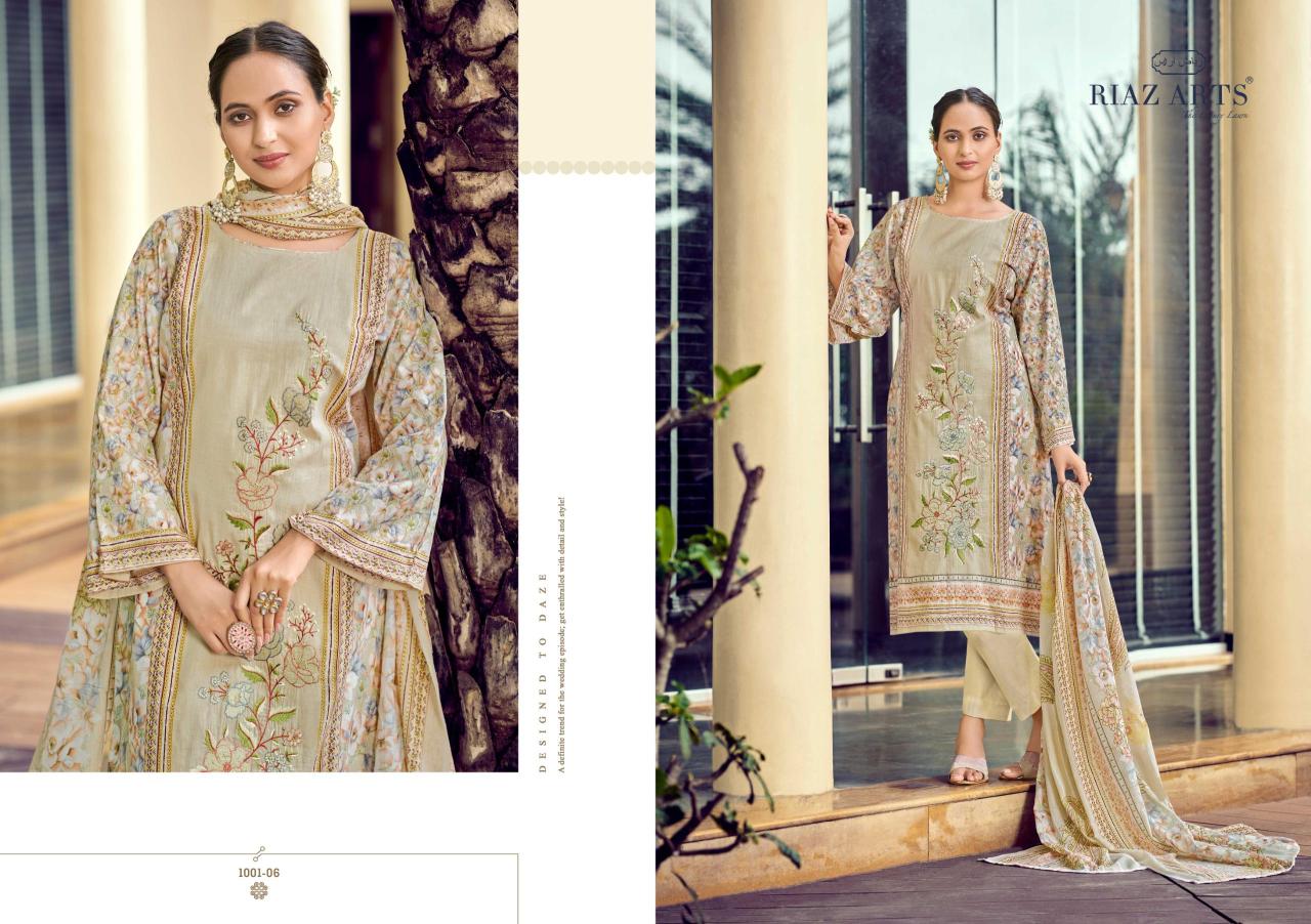 Riaz Arts Bin Saeed catalog surat dress material wholesale price