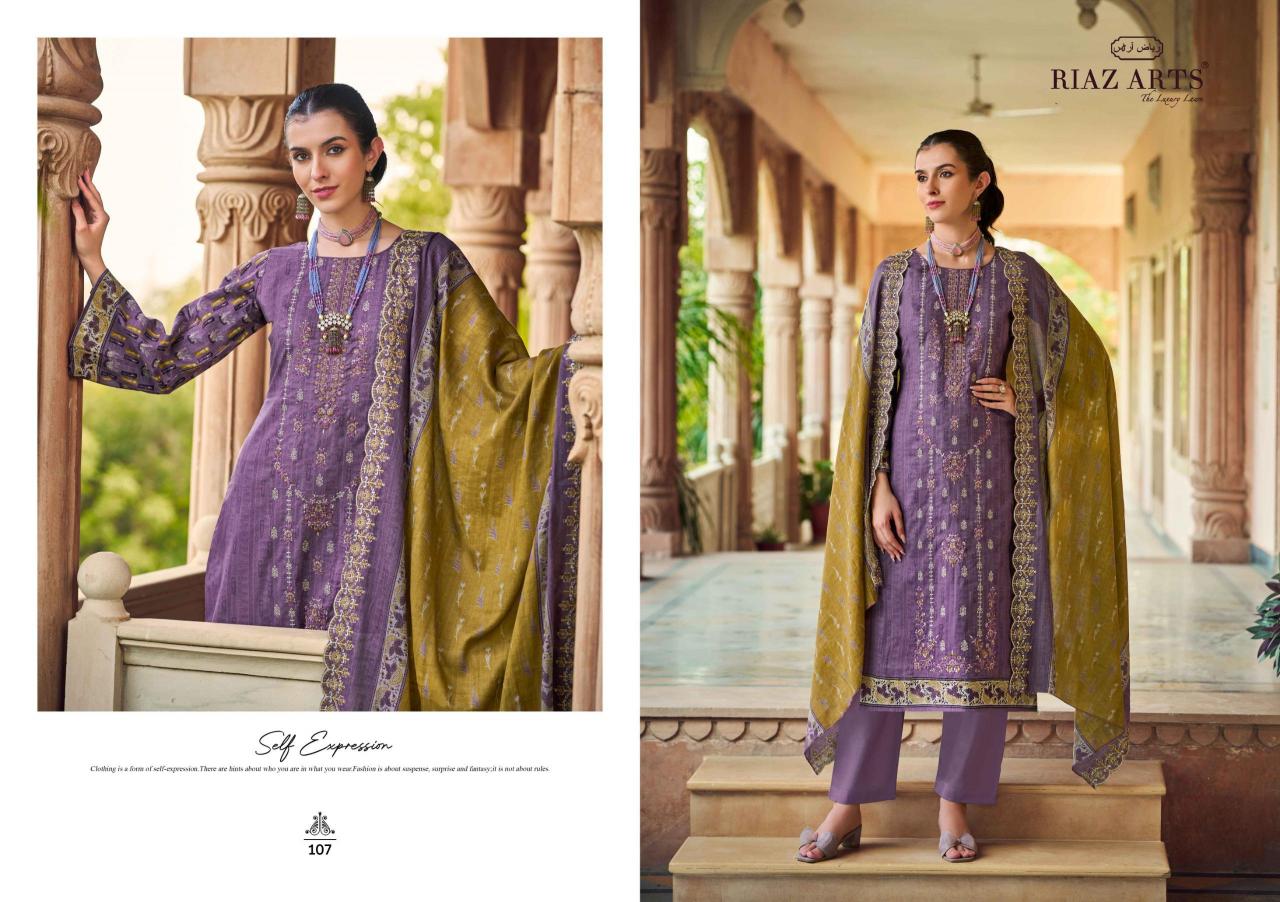 Riaz Arts Chevron Vol 2 Catalog aarvi fashion dress material wholesale