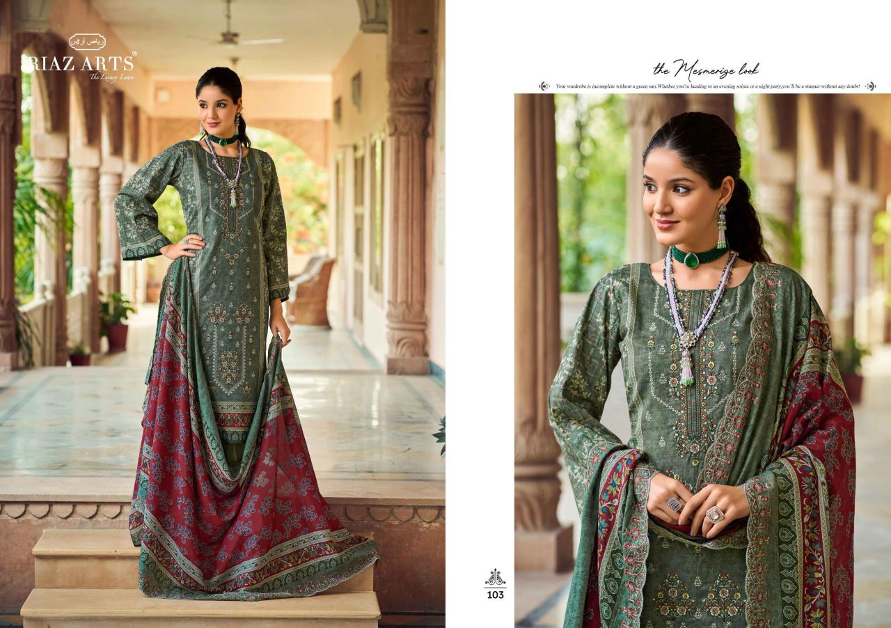 Riaz Arts Chevron Vol 2 Catalog aarvi fashion dress material wholesale