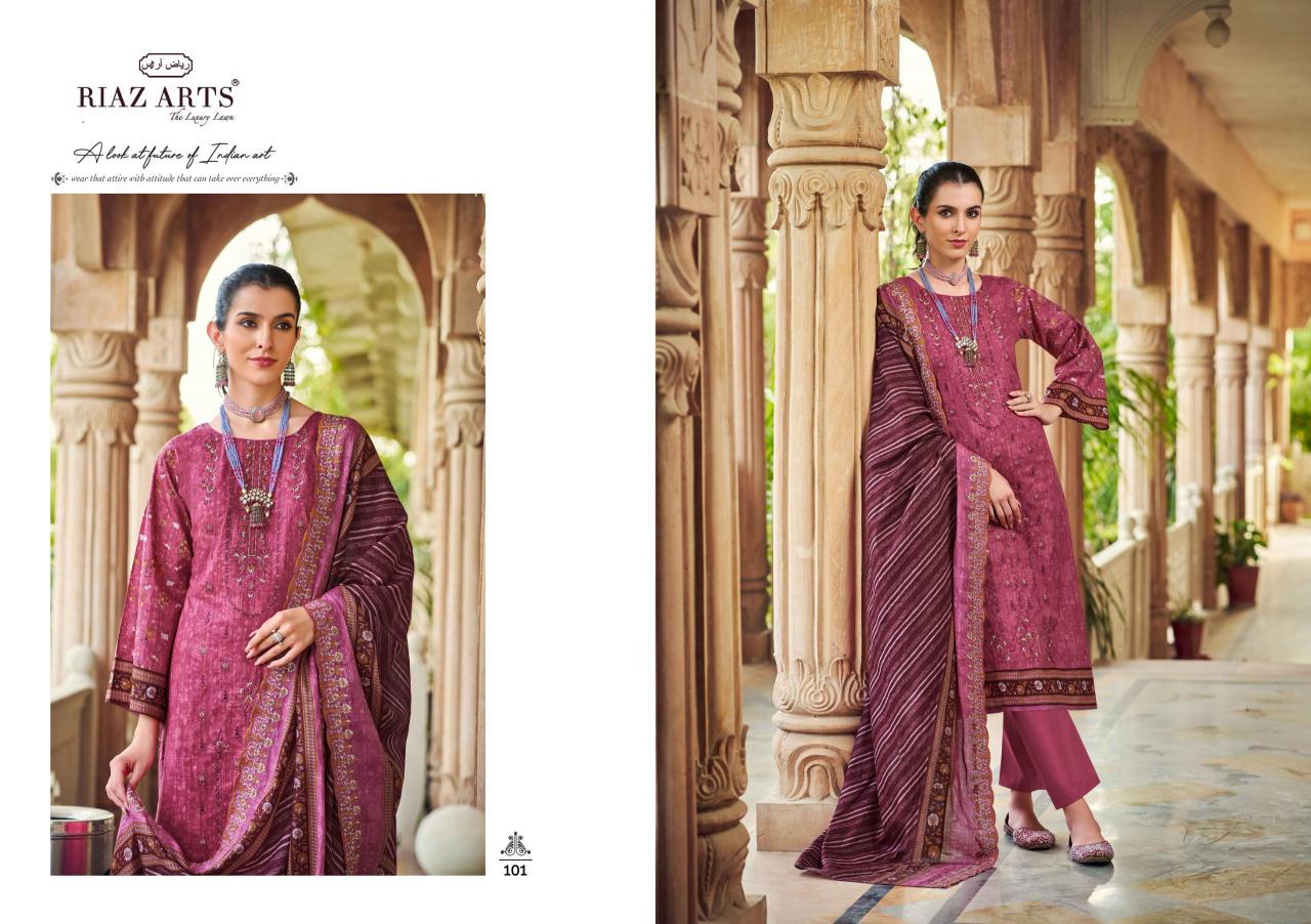 Riaz Arts Chevron Vol 2 Catalog aarvi fashion dress material wholesale