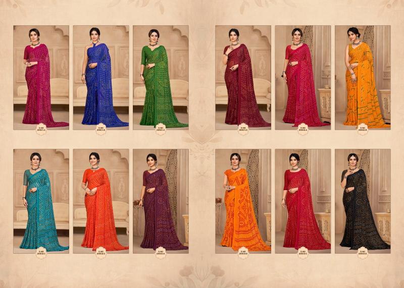 Ruchi Star Chiffon 134 catalog kolkata sarees surat