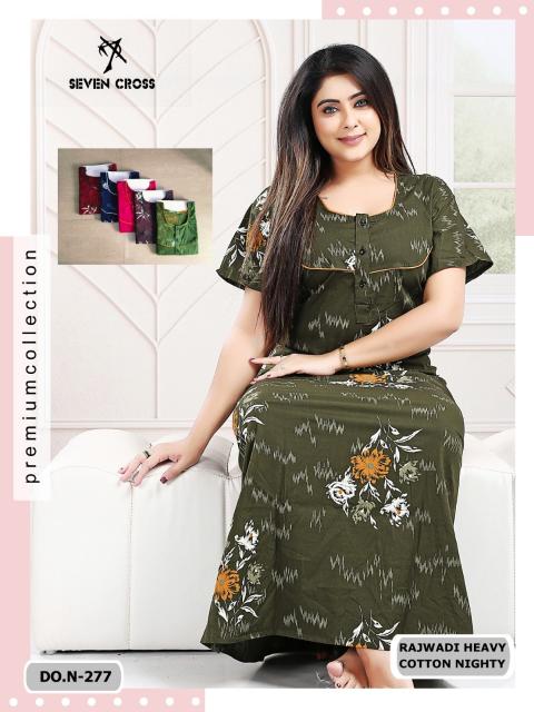 Sabella 276 & 277 catalog rajwadi cotton nighty