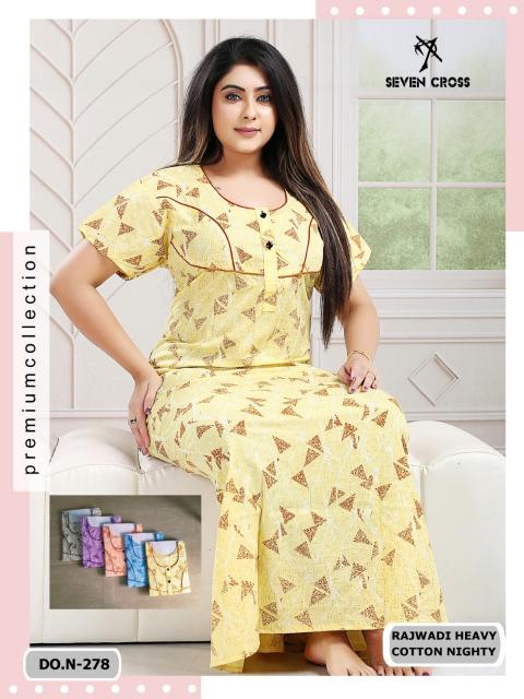 Sabella 278 & 279 catalog rajwadi cotton nighty