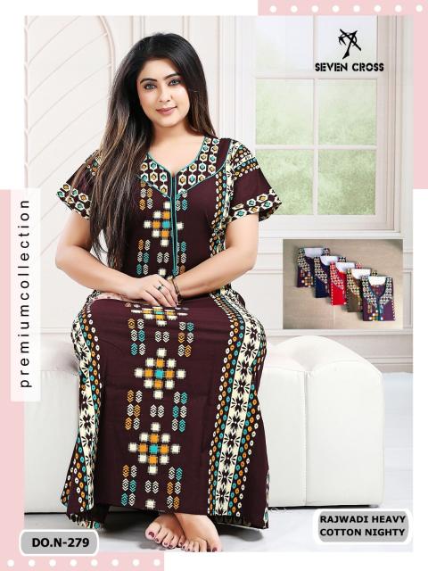 Sabella 278 & 279 catalog rajwadi cotton nighty
