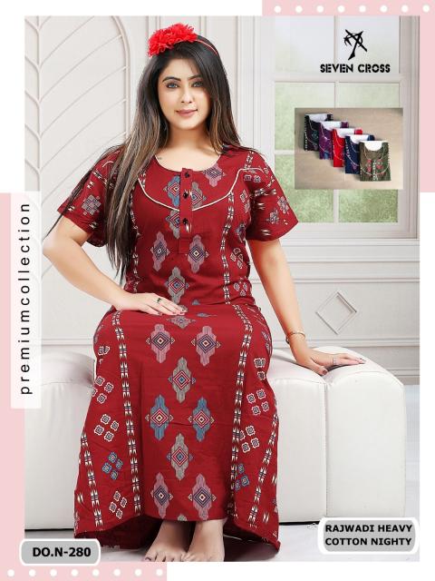 Sabella 280 & 281 catalog rajwadi cotton nighty