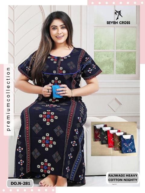 Sabella 280 & 281 catalog rajwadi cotton nighty