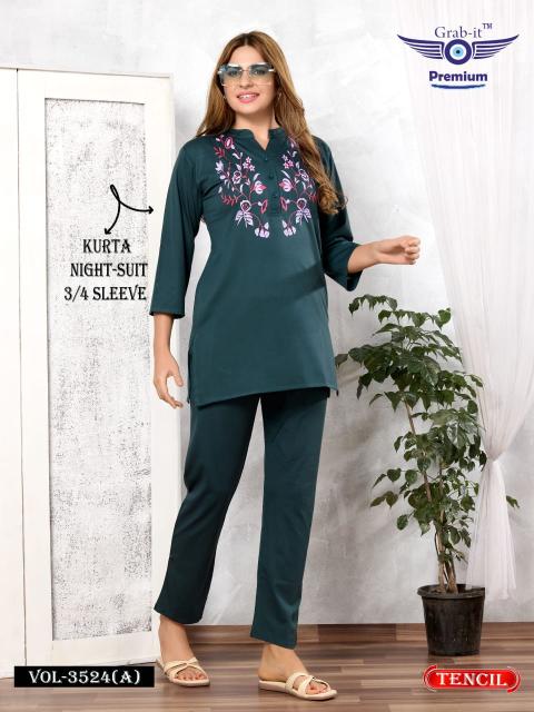 Sabella grab it 3524 catalog co ord set wholesale in mumbai