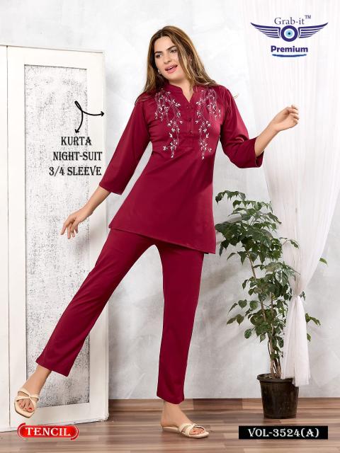 Sabella grab it 3524 catalog co ord set wholesale in mumbai