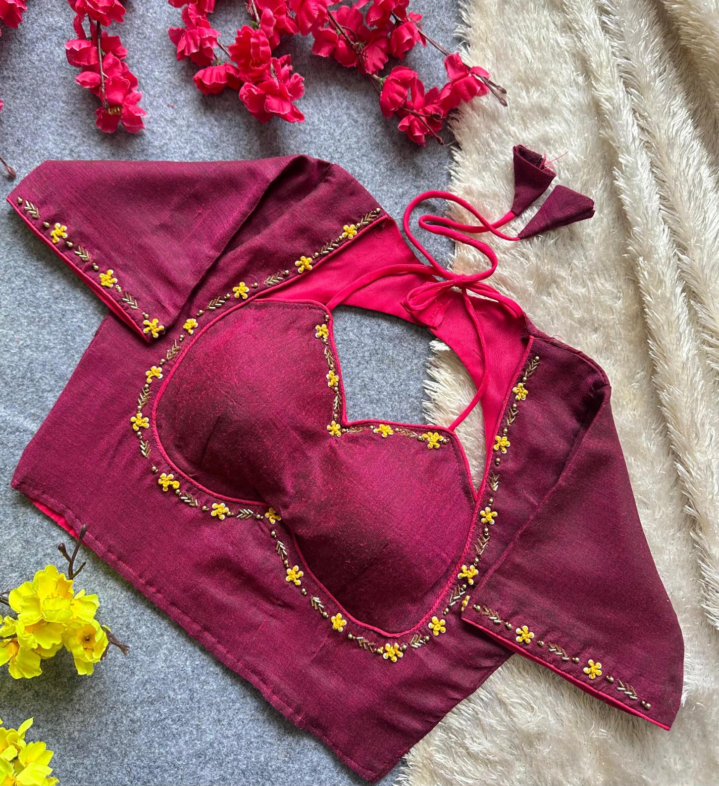 Sabella Khadi Cotton catalog festival wear blouse