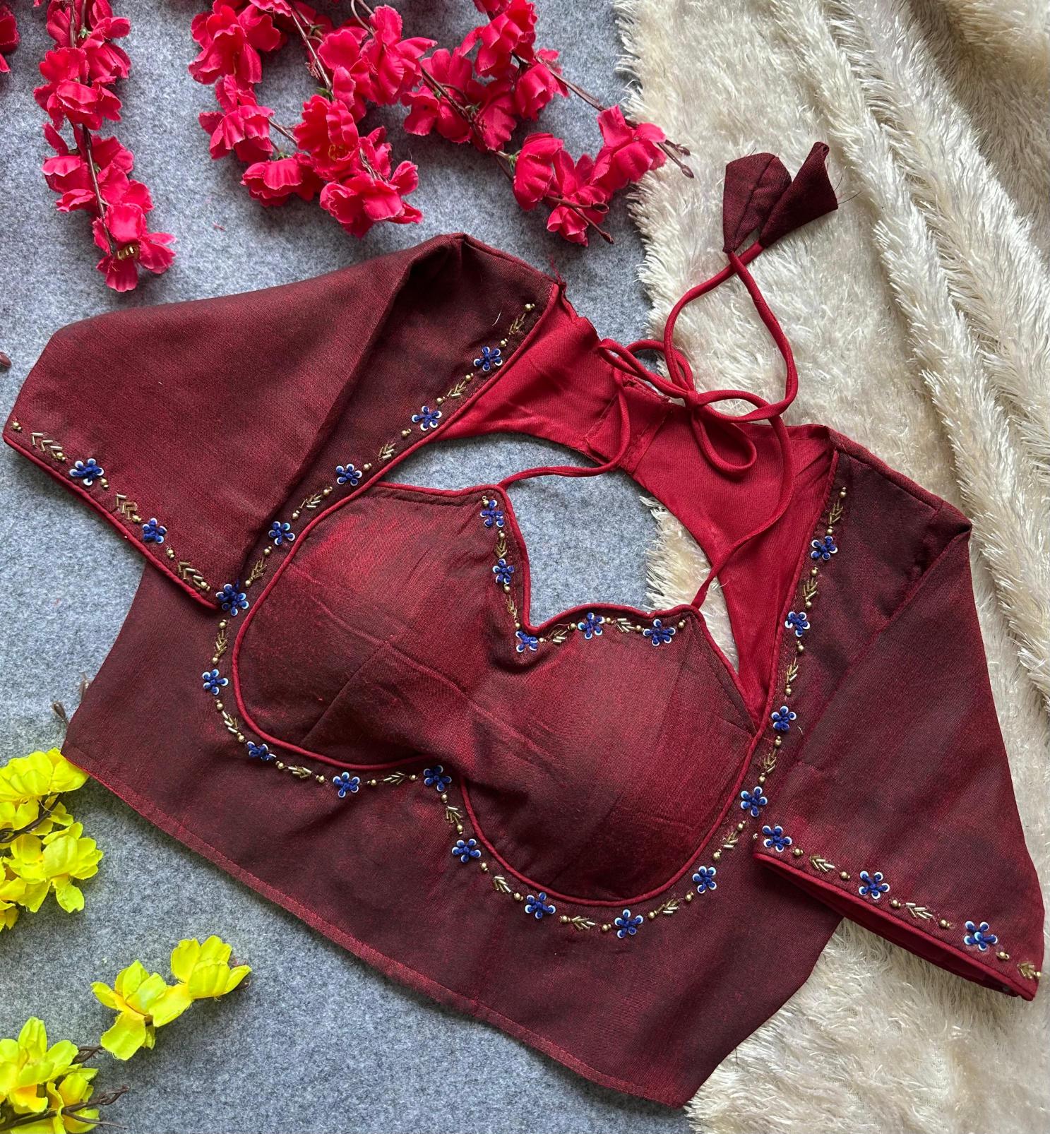 Sabella Khadi Cotton catalog festival wear blouse