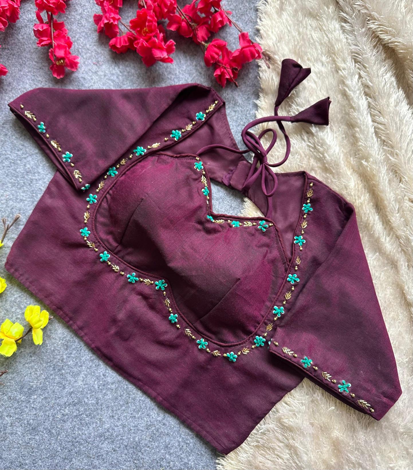 Sabella Khadi Cotton catalog festival wear blouse