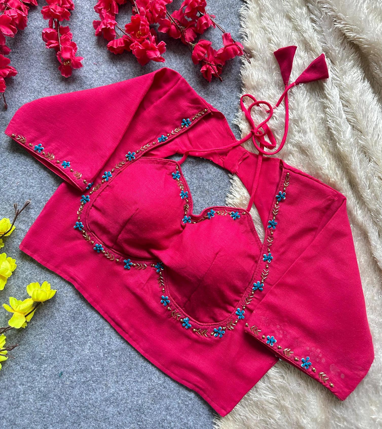 Sabella Khadi Cotton catalog festival wear blouse