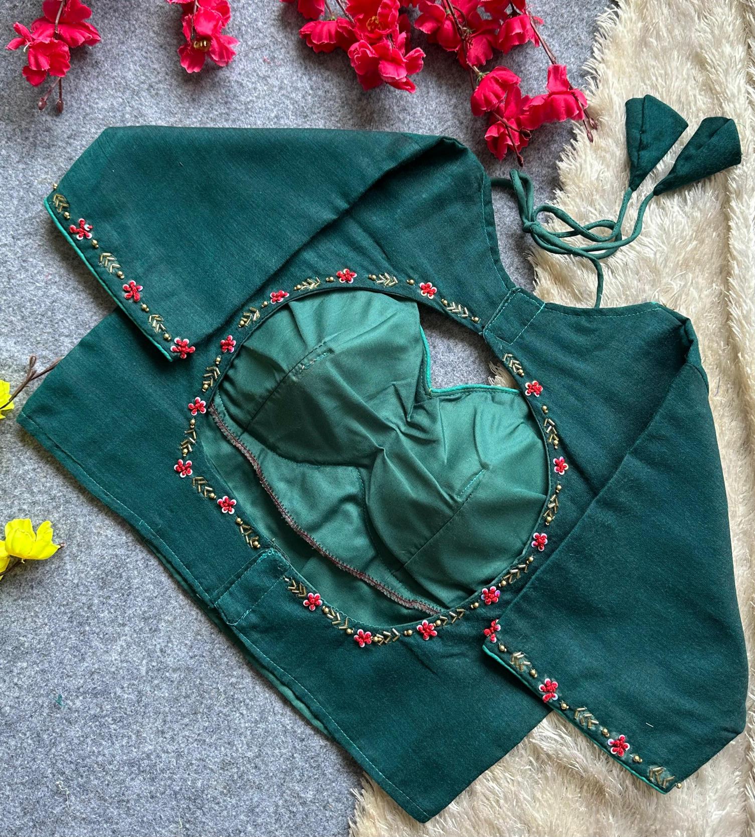 Sabella Khadi Cotton catalog festival wear blouse