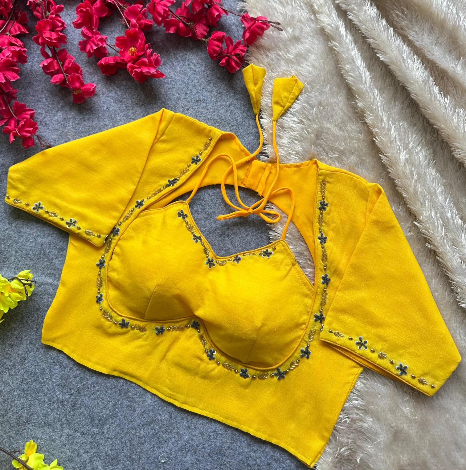 Sabella Khadi Cotton catalog festival wear blouse