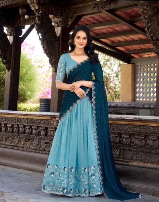 Sabella Silver Glosy catalog buy best lehengas online india