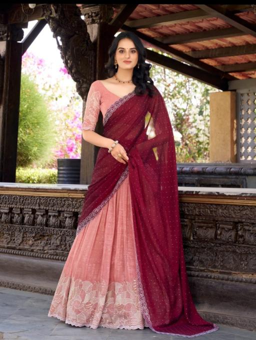Sabella Silver Glosy catalog buy best lehengas online india