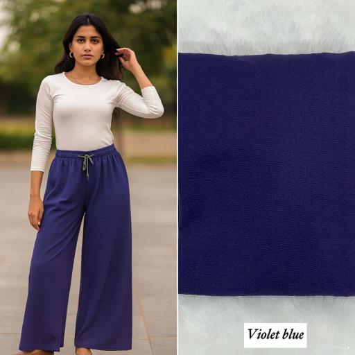 Sabella Textured  Palazzo catalog comfort lady pants wholesale price